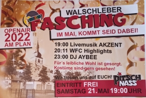 Fasching im Mai2022